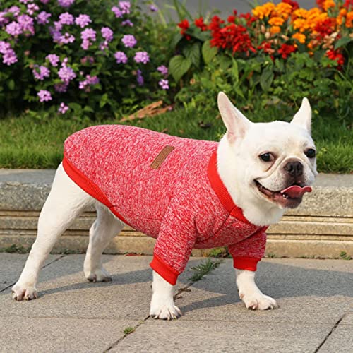 Klassisch warme Hundekleidung Welpen Haustier Katze Kleidung Pullover Jacke Mantel Wintermode Weich für kleine Hunde Chihuahua Medium Dog Cat von UBPJETN