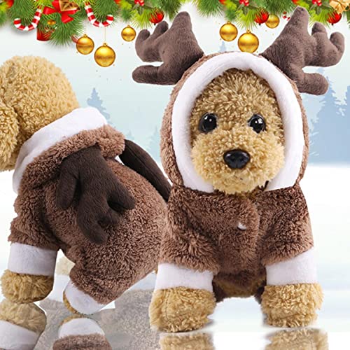 Mode Haustier Hund Kleidung Winter Cartoon Hoodies Französische Bulldogge Zweibeinige Kleidung Mops Warm Teddy Corgi Pudel XS Welpenkostüm von UBPJETN