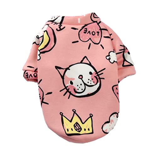 Neue Haustierkleidung Cartoon Fashion Cute Fleece - Gefütterte Füße Pullover Herbst und Winter Tierkleidung von UBPJETN