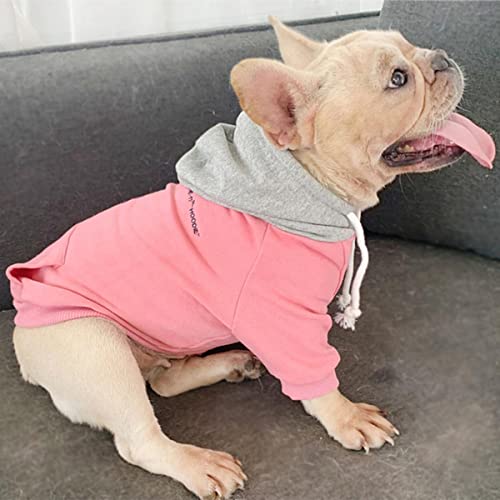 Passende Familienoutfits Hund und Ower Hoodies mit Taschen Herbst Haustierbekleidung Französische Bulldogge Kleidung für kleine mittelgroße Hunde Erwachsene von UBPJETN