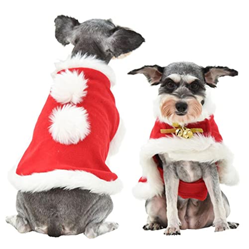 S/M/LGröße Weihnachten Halloween Pet Cloack Für Katze Hund Welpen Rote Kleidung Kostüme Schal Geschenk Neujahr Santa Pet Kostüm Winter von UBPJETN