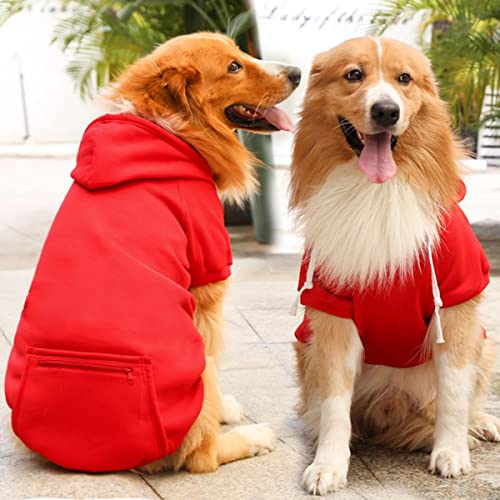 Haustierprodukte Hundebekleidung Mantel Jacke Hoodies Pullover Hundebekleidung Baumwolle Hundebekleidung Sportstil Hundebekleidung mit Reißverschlusstasche von UCRHJJC