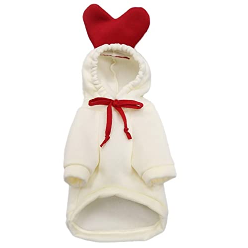 Hunde Katzen Cute Fruits Kapuzenmantel für kleine mittelgroße Haustiere warme Winterkleidung Fleece-Samt-Kapuzenpullis für französische Bulldogge Chihuahua von UCRHJJC