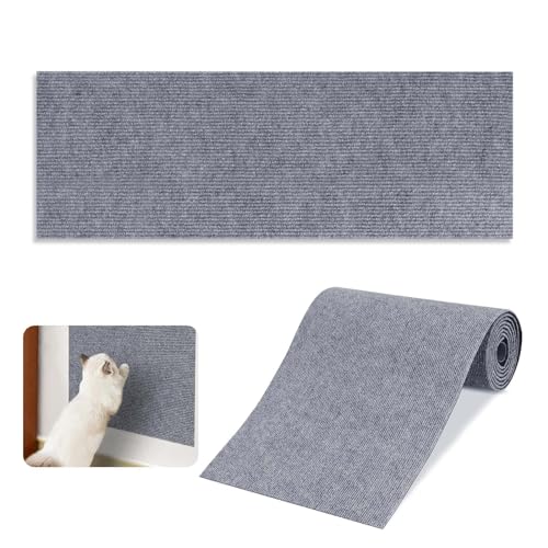 Kratzmatte Katze, 2pcs Kratzbrett Katzen Wand 30 * 100cm Katze Kratzschutz Selbstklebend Katzenkratzmatten Sofa Kratzspielzeug Schneidbar Katzenkratzbretter Kratzteppich von UEPOA