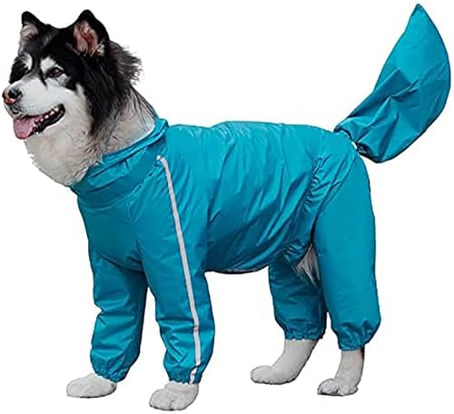 wasserdichte Hundemäntel, Regenjacken, Hunde, vollständige Abdeckung, große Hunde, Regenmäntel, Hunde, vierbeiniger Schwanz, Kapuzen-Regenmantel,10XL,B-girl von UHGFIMP