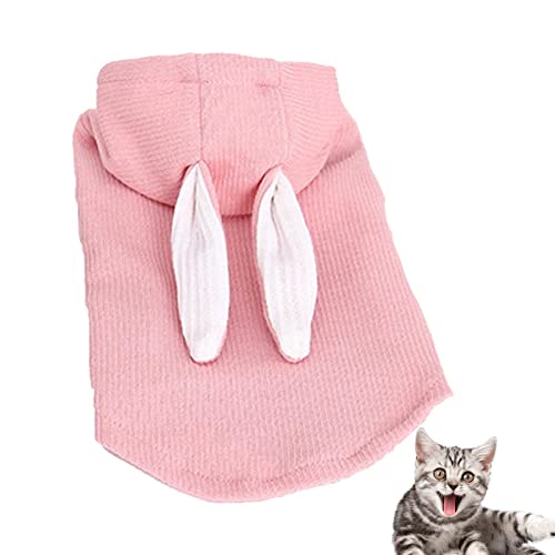 UINO Lustiges Hundekostüm,Weiche Hunde-Hoodie-Haustierkleidung mit winddichtem Hut - Bequemes Herbst-Hunde-Sweatshirt, Hunde-Outfit für kleine, mittelgroße Hunde, Katzen, Mädchen, Jungen von UINO