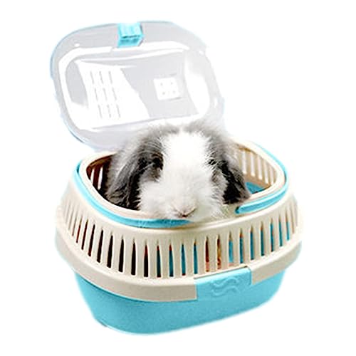 UKALOU Haustiertransportbox für Reisen, von Fluggesellschaften zugelassene Hundetransportbox, Hundereisetasche für Chinchillas, Eichhörnchen, Katzen, Hunde, stabile und ausgewogene Katzentransportbox von UKALOU