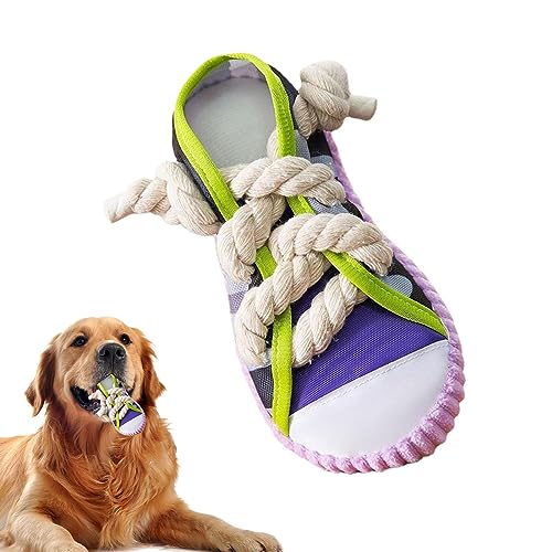 UKALOU Kauspielzeug für Hundeschuhe – Quietschende Kauschuhe | Sandal Hund Kauspielzeug Turnschuhe Schuhe für Welpen, interaktives Spielzeug für Haustiere und Besitzer Interaktion von UKALOU