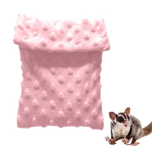 UKALOU Sugar Glider Beutel | Haustier-Hängematten-Bett - Bequemes Betthaus, Schlafsack, Versteckhöhle für Hamster, Zuckergleiter, Eichhörnchen, Frettchen, Haustierkäfig-Zubehör von UKALOU