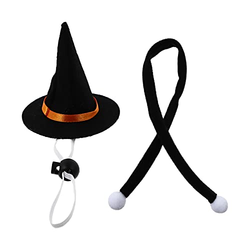 UKCOCO 1 Satz Krabbelnder Hexenhut Halloween-haustierdekorationen Katze Piratenhut Bartagamen-Halloween-Hut Halloween-katzenhut Halloween-hamsterhut Hund Kleine Tiere Kleiner Hut Stoff von UKCOCO