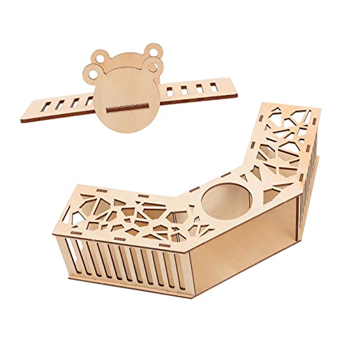 UKCOCO Hamsterkäfige Holzspielzeug Toys 1 Set Hamster Tunnel Natürliche M?use Tunnel Tube Toy House Für Hamster Guinea Schweine Lustiges Labyrinth Spielzeug Kleintier-Spaßtunnel von UKCOCO