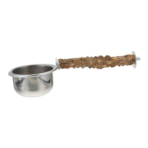 UKCOCO 1stück Papagei Futter Und Wasserschale Mit Holzständer Praktische Futterbox Für Vogelkäfig Für Papageien Und Wellensittiche Einfach Nachfüllbar Und Benutzerfreundlich UKCOCO 1stück Papagei Futter Und Wasserschale Mit Holzständer Praktische Futterbox Für Vogelkäfig Für Papageien Und Wellensittiche Einfach Nachfüllbar Und Benutzerfreundlich von UKCOCO