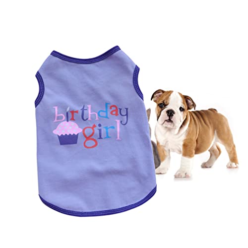 UKCOCO 1stk Sommerweste Laufweste Hundeweste Hund Tuch Haustier Violett Sommerkleid von UKCOCO