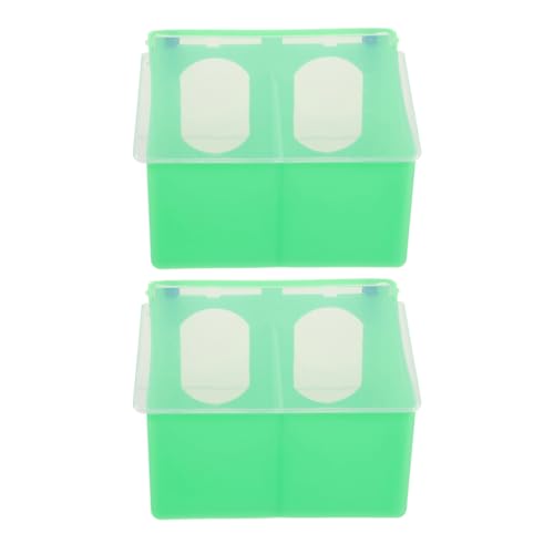 UKCOCO 2 Stück Box Futterbox Für Tauben Automatische Taubenkäfige Alligator-futterspender Taubenzufuhr Wasserspender Für Insekten Aus Kunststoff Light Green Abs UKCOCO 2 Stück Box Futterbox Für Tauben Automatische Taubenkäfige Alligator-futterspender Taubenzufuhr Wasserspender Für Insekten Aus Kunststoff Light Green Abs von UKCOCO