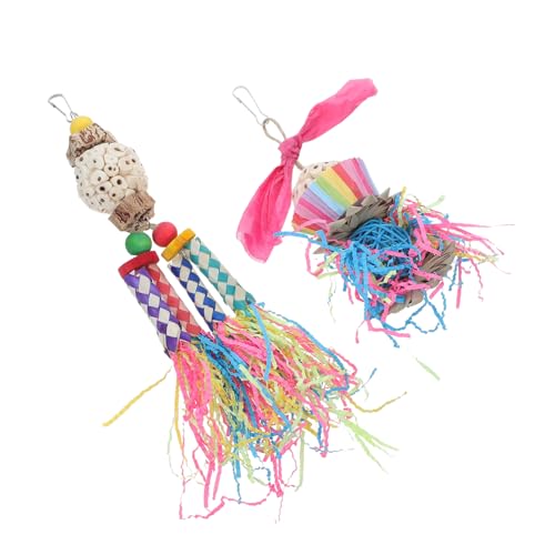 UKCOCO 2stücke Wellensittich Spielzeug Kauen Vogel Käfig Natur Sorgen Schredder Zubehör Klein Kauen Schaukel Conure Kanarienvogel Mittel Versorgung Schredder UKCOCO 2stücke Wellensittich Spielzeug Kauen Vogel Käfig Natur Sorgen Schredder Zubehör Klein Kauen Schaukel Conure Kanarienvogel Mittel Versorgung Schredder von UKCOCO