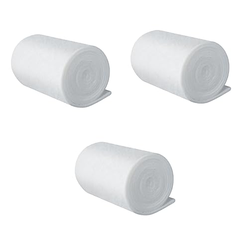 UKCOCO 3st Fisch-filterpads Filterpads Für Aquarien Schwammfilter Für Aquarien Filtermedien Für Aquarien Aquarienschwamm Pad Kanister-filtermedien Aquarienpads Aquarium Wassertank Weiß von UKCOCO