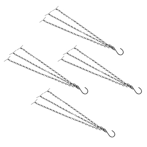 UKCOCO 4 Stück Hängende Ketten für Blumentöpfe Teiliges Set Stabilem Eisen mit Haken für Blumenampeln Vogelhäuschen und Pflanzen Aufhängen und Dekorative Gestaltung UKCOCO 4 Stück Hängende Ketten für Blumentöpfe Teiliges Set Stabilem Eisen mit Haken für Blumenampeln Vogelhäuschen und Pflanzen Aufhängen und Dekorative Gestaltung von UKCOCO