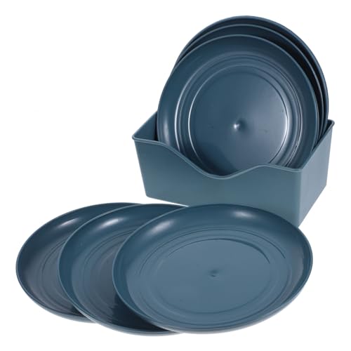 UKCOCO 8stücke Teiliges Set Flacher Katzenschalen Kunststoff Runde Futternäpfe Für Kleine Katzen Und Beruhigendem Blau Für Stressfreie Fütterung Reduzierung Von Schnurrhaarfatigue UKCOCO 8stücke Teiliges Set Flacher Katzenschalen Kunststoff Runde Futternäpfe Für Kleine Katzen Und Beruhigendem Blau Für Stressfreie Fütterung Reduzierung Von Schnurrhaarfatigue von UKCOCO