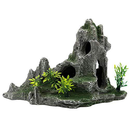 UKCOCO Aquarium Dekoration Aquarium Aquarium dekorative Berglandschaft Ornamente Harz Home Decoration von UKCOCO