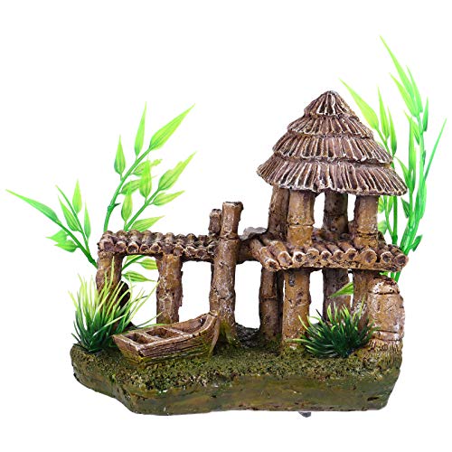 UKCOCO Aquarium Dekoration Aquarium Simulation Pavillon Ornament Exquisite Aquarium Kreativhaus von UKCOCO