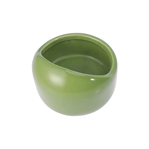 UKCOCO Hamster Food Bowl Hamster Keramikschüssel Niedlich Nein Spill Hamster Fütterungsschale No Turnove Guinea Pig Food Bowl Hamster Food Teller Kleine Tierschüssel für Hamster Zwerg von UKCOCO