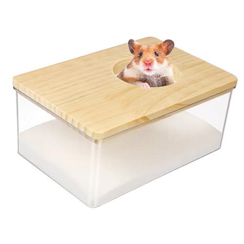 UKCOCO 1stk Sandbad Für Hamster Chinchilla- Staub Hamster Versteck Hamster Sandbad Kit Chinchilla Sand Bath House Hamster Sandbadbeh?lter Hamster Sandbad. Acryl Spielzeug Ein Bad Nehmen von UKCOCO