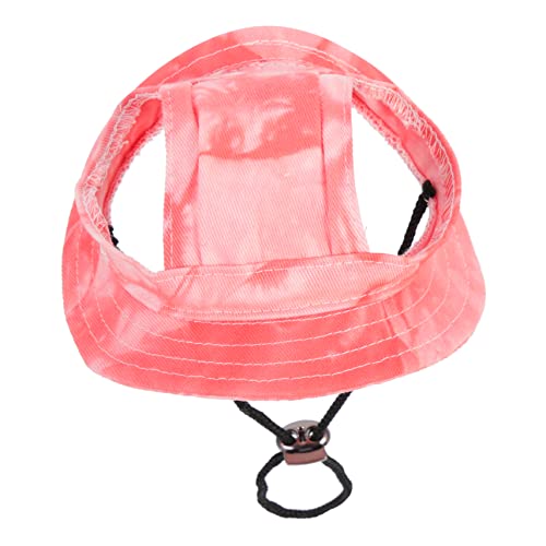 UKCOCO Haustier-baseballmütze Hund Sombrero-Hut Sonnenschutzkappen Für Hunde Hundesonnenhüte Für Kleine Hunde Modehund Fiesta-strohhalme Hundevisier Prinzessin Lässiger Hut Baumwolle von UKCOCO