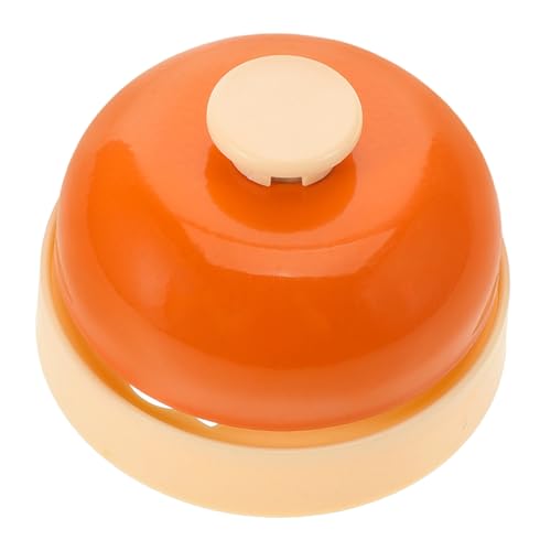 UKCOCO Haustier Glocke Knopf für Hunde Stecker Haustier Intelligenzspielzeug Haustier Glocke Töpfchen-Trainingsglocke für Welpen Hundetasten für die Kommunikation Plastik Orange von UKCOCO