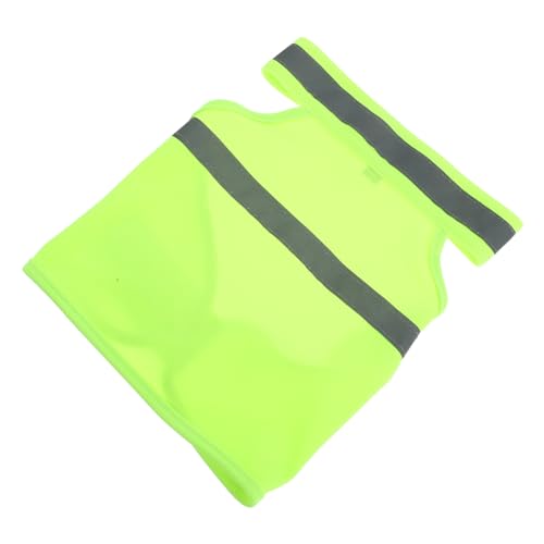 UKCOCO Hundekleidung einziehbare Hundeleine Westen Hundejacke mittel Duft Reflektierende Hundeweste Fluoreszierende Hundebekleidung verstellbare Sicherheitsweste Hund sichere Weste Yellow von UKCOCO