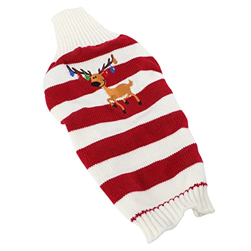 UKCOCO Hundekostüm Weihnachtsoutfit Für Hunde Hundepullover Für Kleine Hunde Großer Hundeweihnachtspullover Weihnachtshundepullover Hundekleidung Winter Spitze Kleiner Hund von UKCOCO