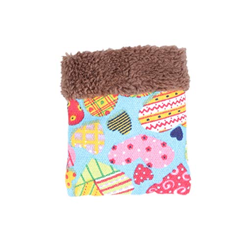 UKCOCO Kleines Haustiernest Kleine Haustier Schlafsack Hamster Guinea Schlafsack Baumwolle Nest Winter Warme Haustier Bett Kleines Tier Schlafsack für Hamster Kaninchen von UKCOCO