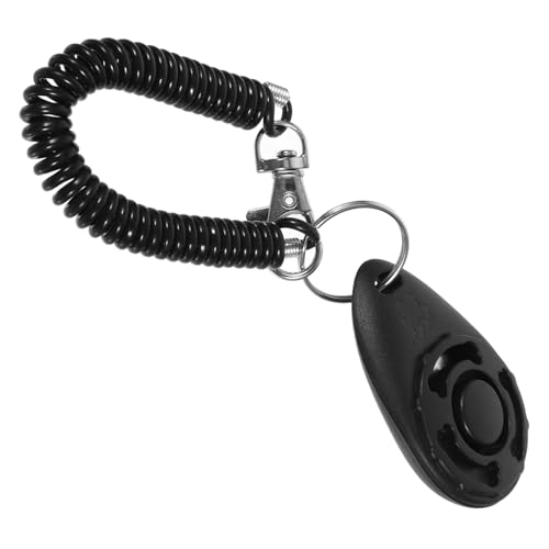 UKCOCO Klicker Für Haustiertraining Katzenklicker Puffer Pfote Welpe Bausatz Hundeklicker Für Das Training Bausätze Clicker-Training Hundetrainingsgeräte Hundetrainer Black von UKCOCO