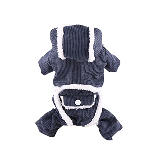 UKCOCO Outfit Hundeoutfit Weihnachten Geburtstag Santa Halloween Erntedankfest Haustiere Cowboys Haustier Welpen Pullover Pyjamas Hemd Hose Kleidung Karierter Overall Denim Jumpsuit von UKCOCO