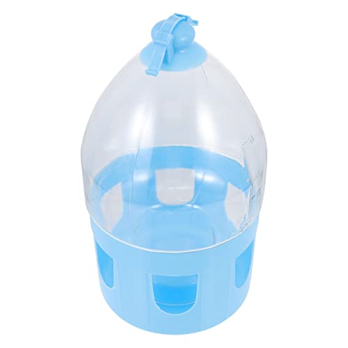 UKCOCO Automatischer Futterautomat Für Papageien Taube Wassereinzug Vogel Wasser Pet Trinker Dispenser Topf Fütterung Tauben Feeder Vögel Automatische Zuführer Wasserspender 19X36cm von UKCOCO