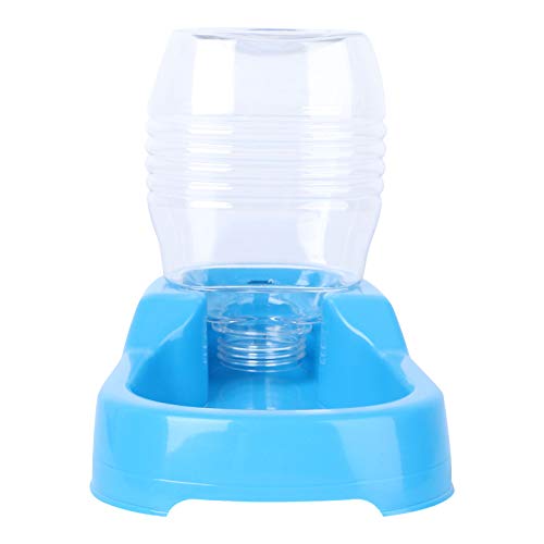 UKCOCO Trinkbrunnen 500ml Pet Water Feeding Bowl Kreative Water Feeder Pet Supplies für Hundewelpen (blau) von UKCOCO