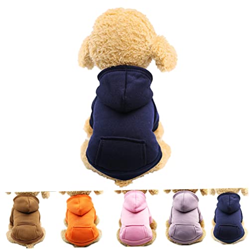 UKCOCO Warme Kleidung Für Haustiere Haustiertaschenkleidung Haustier Hund Pyjama Winterkleidung Für Hunde Welpen Warme Mäntel Hund Warme Kleidung Welpen-pyjama Mantel Herbst Und Winter von UKCOCO