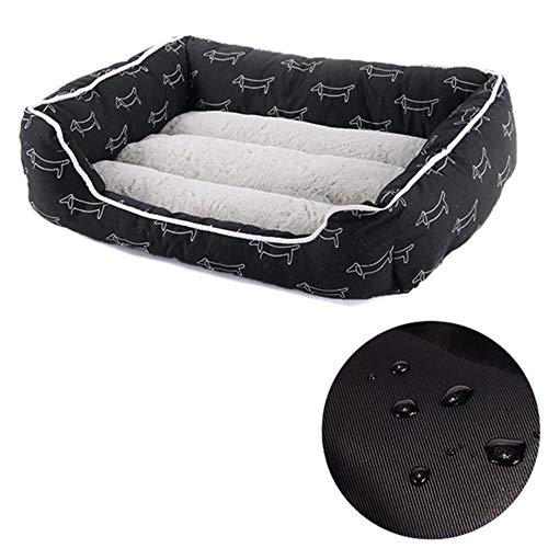 UKKD Hundematte Haustierbett Für Hunde Katze Haus Hund Betten Für Große Hunde Haustiere Produkte Für Welpen Hund Bett Matte Liege Bank Cat Sofa Liefert,D.,XL 75X65X20 cm. von UKKD