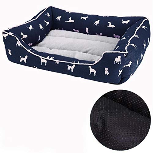 UKKD Hundematte Haustierbett Für Hunde Katze Haus Hund Betten Für Große Hunde Haustiere Produkte Für Welpen Hund Bett Matte Liege Bank Cat Sofa Liefert,F.,XL 75X65X20 cm. von UKKD