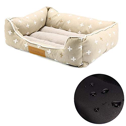 UKKD Hundematte Haustierbett Für Hunde Katze Haus Hund Betten Für Große Hunde Haustiere Produkte Für Welpen Hund Bett Matte Liege Bank Cat Sofa Liefert,L,S 45X35X15 cm. von UKKD