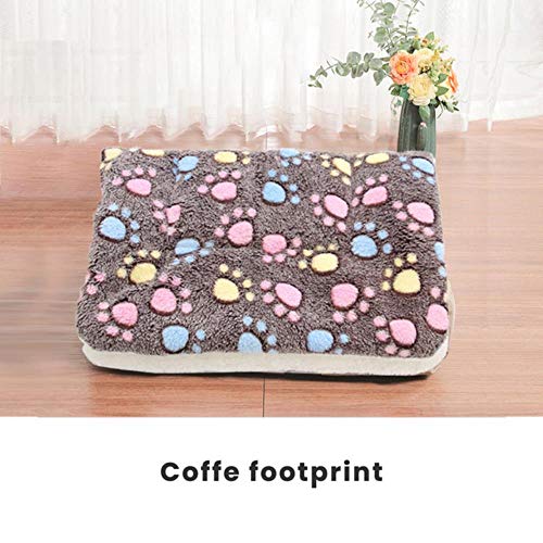 UKKD Hundematte Hundebett Haustier Kissen Blanket Weiche Fleece Katze Kissen Welpen Chihuahua Sofa Mat Pad Für Kleine Große Hunde,5E.,32X25 cm von UKKD