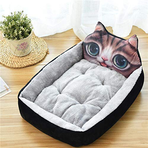 UKKD Hundematte Süße Haustier Hund Bett Matten Tier Cartoon Geformt Für Große Hunde Haustier Sofa Zwinger Katze Haus Hund Pad Teddy Mats Große Decke,G Stil,XL 80X60X15Cm von UKKD