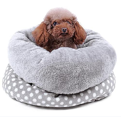 UKKO Haustierbett Haustier Magisch Warme Weicher Schlafsack Hund Cat Bett Kennel Höhlenkissen Matte Decke Passende Mehrfunktionshaus Für Tiere Geeignet-Grey,M,China von UKKO