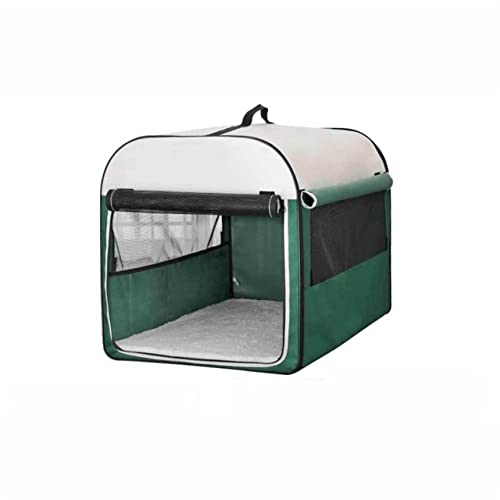 UKKO Haustierbox Hund Kennel Warme Große Hundehaus Winter Hund Käfig Indoor Outdoor Haus Zelt Haustier Four Seasons General-Apple Green,S 46X36.5X40Cm von UKKO