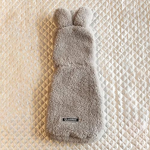 UKKO Hundedecke Fleece Hund Hoodie Winter Pet Hundekleidung Für Hunde Mantel Jacke Weiche Ropa Perro Französisch Bulldoggen Kleidung Für Hunde Haustiere-Gray,M von UKKO