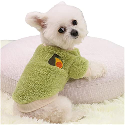 UKKO Hundekleidung Haustier Liefert Winter Hund Kleidung Warme Kleidung Kleine Hund Pullover Katze Nette Kleidung-Green,XXL von UKKO