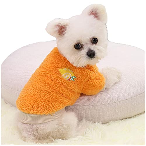 UKKO Hundekleidung Haustier Liefert Winter Hund Kleidung Warme Kleidung Kleine Hund Pullover Katze Nette Kleidung-Yellow,L von UKKO