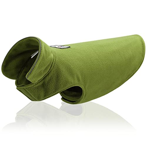 UKKO Hundekleidung Reflektierende Hundekleidung Hund Mantel Weiche Fleece Mantel Winter Warme Pet Mantel Kleine Große Hundekleidung Welpen Haustier Kleidung-Green,XL von UKKO