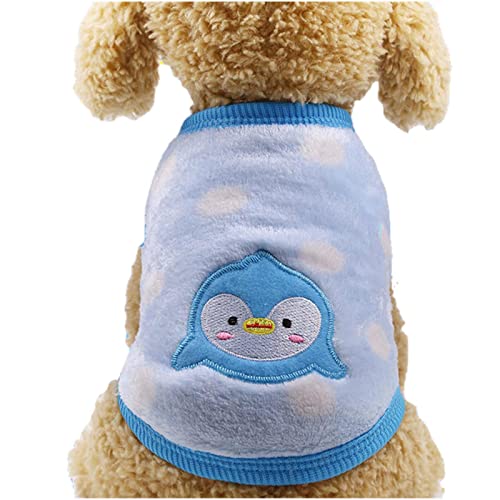 UKKO Hundekleidung Winterhundekleidung Weiche Fleece Haustierhundkleid Kleine Und Mittlere Hunde Chihuahua Welpen Haustier Katze Kleidung-Penguin,S 2-3Kg von UKKO