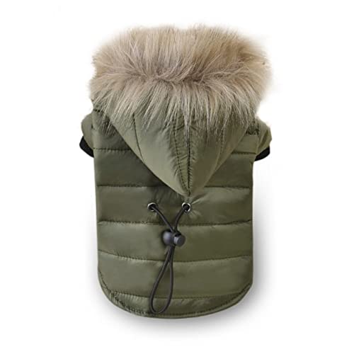 UKKO Hundemantel Winter Haustier Mantel Kleidung Für Warme Katze Kleidung Nette Katze Weste Welpen Weiche Kleine Hund Outfit Mantel Haustier von UKKO