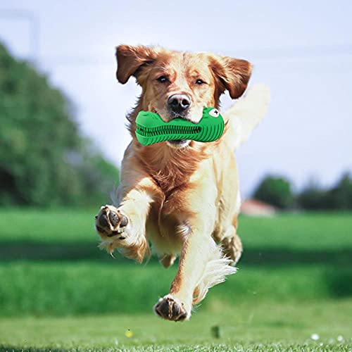 UKKO Hundespielzeug Haustier Liefert Neue Gesangskrokodil Hundespielzeug Gummi Molar Zahnreinigungsstab Hund Zahnbürste-A,S 37Cm von UKKO